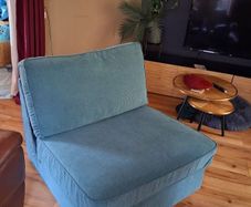 One-Seat Sofa Bed with 2 sets of loose covers