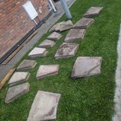 shaped paving slabs