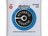 Martin Acoustic Guitar Strings 12-54 MA140PK3 3 sets 80/20 Bronze