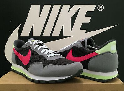 Nike Metro Plus CII Anthracite Vivid Pink Volt UK 11/US 12 DEADSTOCK