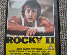 ROCKY II ex rental vhs. 1982