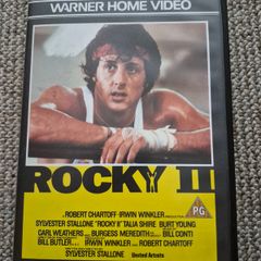 ROCKY II ex rental vhs. 1982