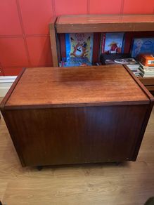 Record Storage Box on Castors