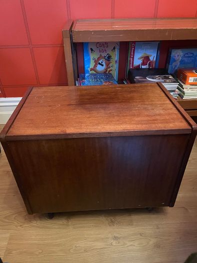Record Storage Box on Castors