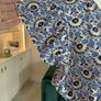 Ladies Blue & White Floral Dress with Flutter Sleeves from Encuentro Image 5