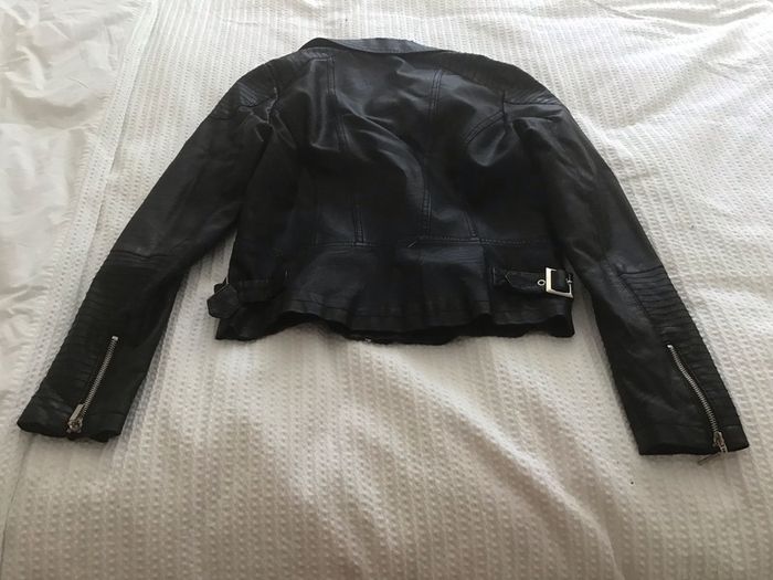 Faux leather jacket
