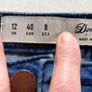 Pair Of Ladies Blue Jeans (size 12 Uk) Used. Image 5