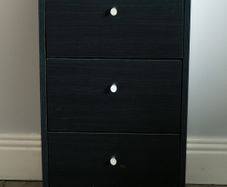 Bedside Table, Locker | Nightstand | 3 Drawer