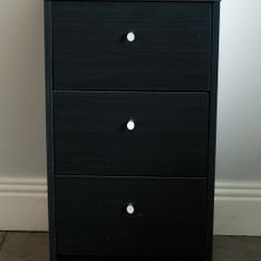Bedside Table, Locker | Nightstand | 3 Drawer