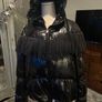 Pinko Donato shine fringed jacket in black, IT 44 Image 4