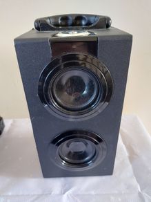 EGW Bluetooth Sound Cube with Carry Handel, working perfect, USB b charging port, excellent condition