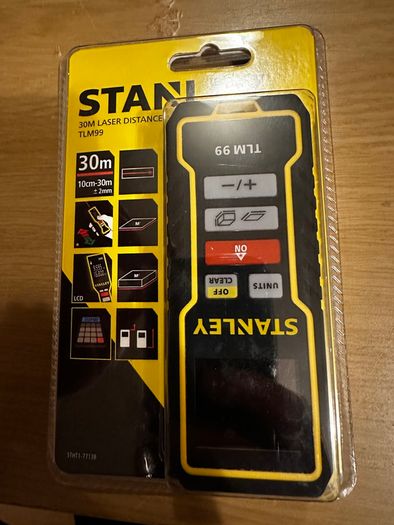 Stanley TLM 99 Laser Measure, 0.1 to 30m Range, +/-2 mm Accuracy