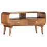 TV Cabinet 90x35x47 cm Solid Mango Wood Image 3