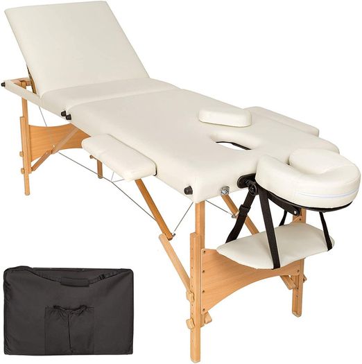 _Mobile Massage Table 3 Zones Height-Adjustable Including High-Quality Headrest and Bag Various Colours