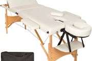 _Mobile Massage Table 3 Zones Height-Adjustable Including High-Quality Headrest and Bag Various Colours