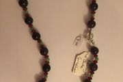 Amethyst, Jade &amp; Carnelian necklace