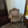 French Provincial-Style 3-Piece Living Room Suite (Sofa + 2 Armchairs) Image 3