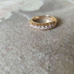 Rolled gold ring