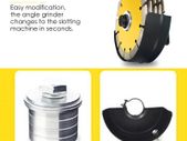 BRAND NEW Angle Grinder To Grooving Machine Adapter Lock Nuts Flange Inner Outer Kit For Variable Slotting Machine Conversion