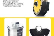 BRAND NEW Angle Grinder To Grooving Machine Adapter Lock Nuts Flange Inner Outer Kit For Variable Slotting Machine Conversion