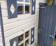 Wooden outdoor house for Kids