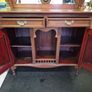 Antique Sideboard Base Walnut Dresser Base Image 2