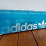 Rare Vintage 1980's Adidas Box. For Display, Storage, Stage/Film prop, photography, Craft, Project, Art, Etc.. Adidas Boxes. Basketball. Size 9.5. 80's. Trainers, Runners, Casual, Footwear, Shoes. Memorabilia. Image 6