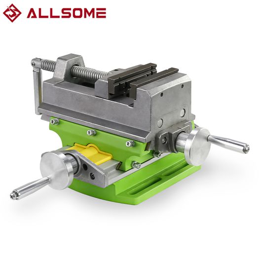 BRAND NEW 3 Inch Cross Slide Vise Vice table Compound table Worktable Bench Alunimun Alloy Body For Milling drilling HT2878