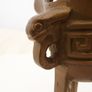 Chinese bronze ritual tripod jue wine vessel Image 2