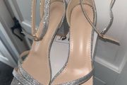 Silver heels UK 7