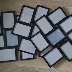 3x Ikea Photo Frame for 8 photos, Black, 13x18 cm