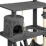 _Cat Scratching Post with Many Cuddly and Play Possibilities 141 cm High Extra Wide Various Colours Image 5