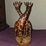 Wooden Giraffe Statue Image 7