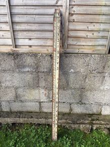 Vintage Surveyors Wooden Telescopic Measure Rule