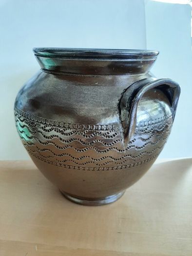 Vintage glaze jar