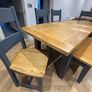 Solid Oak Extendable Dining Table, 4 chairs & 1 bench Image 6