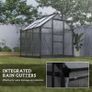 Large 6 x 6ft Polycarbonate Greenhouse Image 6