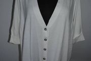Evans white plus size short sleeves cardigan size UK30/32 EU58/60 Postage included