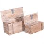 Two Piece Storage Chest Set Acacia Wood Image 6