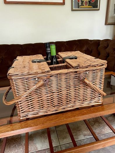 Forest Walk Wicker Picnic Basket