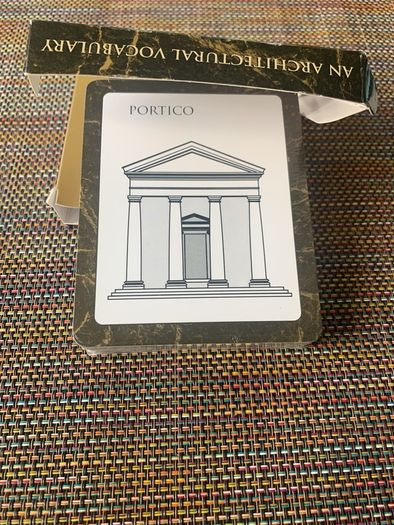Architectural vocabulary knowledge cards