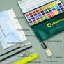 Watercolour paint set with accessories Image 3