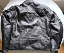 Dainese Stripes Evo C2 Motorbike Leather Jacket Size 56/xxl