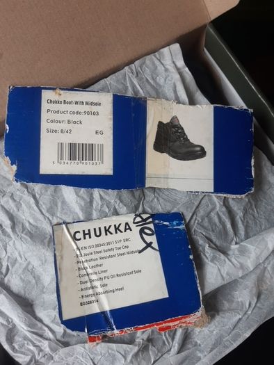 Brand new safety boots - size8