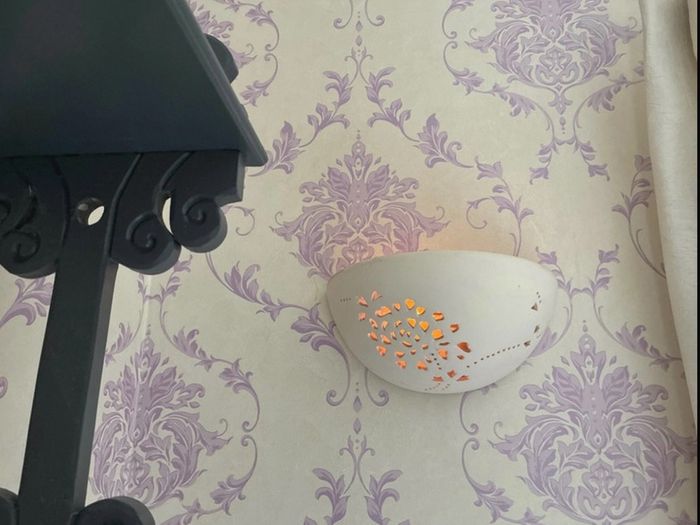 Pair Laura Ashley wall lights