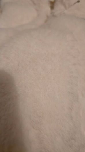 white fluffy girls F&F body warmer