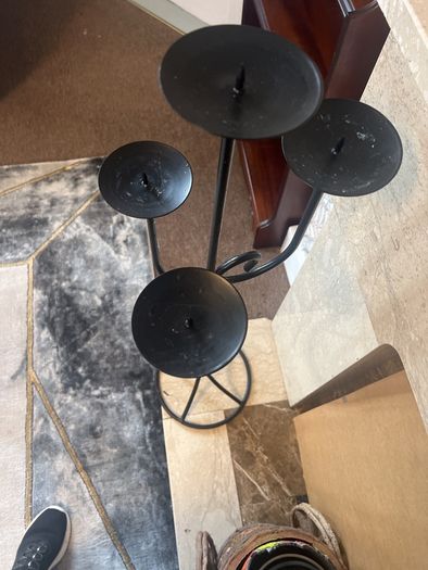 Wrought Iron candle holder