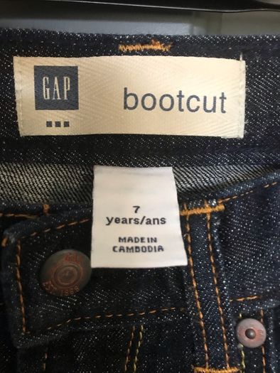 GAP bootcut boys jeans aged 7 years