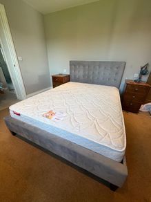 King size bed & mattress