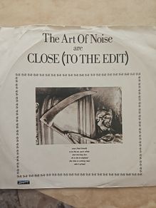 The Art Of Noise 7" - Close (To The Edit)